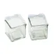 Cal-Mil 1811 Lid, Solid, Plastic Hinge, Clear 1 image
