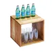 Cal-Mil 1929-12-99 Cube Riser, 12" W x 12" D x 12" H, Square Rustic Pine Wood, Natural Finish 1 image