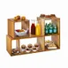 Cal-Mil 1933-60 Display Riser, 38" W x 12" D x 24" H, Natural Bamboo, Shelf, 30‑39" W, 17"+ H 2 image