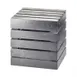 Cal-Mil 1944-12-96 Midnight Bamboo Crate Riser, 12"W X 12"D X 12"H, Square, Flip To Utilize As A Basket 1 image