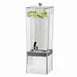 Cal-Mil 2016-74 Econo Beverage Dispenser, 3-Gallon Silver, 8x10x24in, Tank Metal Band, Plastic Base 1 image