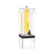 Cal-Mil 2016INF-13 Beverage Dispenser, 3‑Gallon Black, 8x10x24 In, Poly Tank, Metal‑Band, Poly Base 1 image