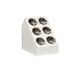 Cal-Mil 2049-15 Classic Black Cylinder Vertical Flatware / Condiment Display 1 image