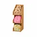 Cal-Mil 2053-60 Classic Condiment Organizer/Display, 7"W X 5"D X 16"H, 3-Tier Bins, Single Tower 1 image