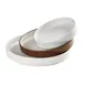 Cal-Mil 22017-10-89 Hudson Plate, 10" Dia., Round, Melamine, Two Tone 2 image