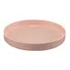 Cal-Mil 22017-12-108 Hudson Plate, 12" Dia. Round Melamine Blush Serving Tray 1 image