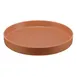 Cal-Mil 22017-12-109 Hudson Plate, 12" Dia. Round Melamine Tray, Terra Cotta 1 image