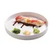 Cal-Mil 22017-12-15 Hudson Plate, 12" Dia. Round Melamine Tray, White, Stackable 2 image