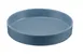 Cal-Mil 22017-8-111 Stone Blue Melamine Plate, 8.2" Dia x 1.5" H, Wide-Rim, Dishwasher Safe 1 image