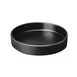 Cal-Mil 22017-8-13 Hudson Plate, 8.25" Dia., Round, Stackable, Melamine, Black 1 image