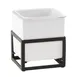 Cal-Mil 22020-6-13 Monterey Ice Housing, Display, 6.5" W x 7" D x 8" H, White Melamine Pan & Iron 1 image