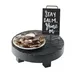 Cal-Mil 22022-13 Monterey Riser, 12" Diameter x 4" Height Round Black Wood Display Stand 2 image