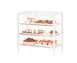 Cal-Mil 22023-26-15 Display Riser, 26.25"W x 14"D x 26"H, White Metal 20‑29"W 17"+H 10‑19"D 3‑4Steps 1 image