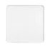Cal-Mil 22025-14-15 Square Low‑Rim Melamine Plate, 14" x 14" White, Durable Reusable Dinnerware 1 image