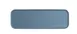 Cal-Mil 22025-412-111 Plastic Plate, 13" W x 4" D x 1" H Rectangular Low‑Rim Melamine in Stone Blue 1 image