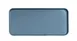 Cal-Mil 22025-613-111 Plate, 13" W x 6" D x 1" H Rectangular Low‑Rim Melamine, Stone Blue Hudson 1 image