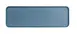 Cal-Mil 22025-618-111 Low‑Rim Rectangular Melamine Plate, 18" W x 6" D x 1" H, Stone Blue 1 image