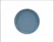 Cal-Mil 22026-6-111 Stone Blue Low Rim Melamine Plate, 6" Dia x 1" H, Dishwasher Safe, Stackable 1 image