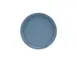 Cal-Mil 22026-8-111 Stone Blue Low‑Rim Melamine Plate, 8¼″ x 1″ H, Dishwasher Safe, Stackable 8‑9″ 1 image