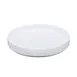 Cal-Mil 22026-8-15 Hudson Plate, 8-1/4" Dia x 1" H, Low Rim, White Melamine Dinnerware 1 image