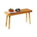Cal-Mil 22029-11-99 Rustic Pine Wood Display Riser, 20" W x 7" D x 9-11" H, Rectangular, 1-2 Step 2 image