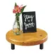 Cal-Mil 22050-3-99 Madera Riser, 12" Dia. X 3"H, Round, Rustic Pine 2 image