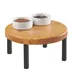 Cal-Mil 22050-6-99 Madera Riser, 12" Dia. X 6"H, Round, Rustic Pine 2 image
