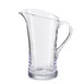 Cal-Mil 22054 Water Pitcher, 2 Liter Capacity (67.6 Oz.), 9" Dia. X 10.75"H, Clear 1 image