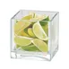 Cal-Mil 22055-4-12 Square Polycarbonate Storage Jar, 4" W x 4" D x 4" H, Clear, Food‑Safe Design 2 image