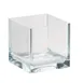 Cal-Mil 22055-4-12 Square Polycarbonate Storage Jar, 4" W x 4" D x 4" H, Clear, Food‑Safe Design 1 image