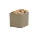 Cal-Mil 22055-4-125 Jar, 4"W X 4"D X 4"H, Square, Resin 1 image