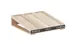 Cal-Mil 22062-71 Bagel Holder Base, 15"W x 16"D x 4-1/4"H, Blonde Write-On Surface 1 image