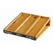 Cal-Mil 22062-99 Madera Bagel Holder Base, 15"W x 16"D x 4-1/4"H, Write-On Rustic Pine Frame 1 image