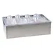 Cal-Mil 22064-12-55 Ice Housing – 20" W x 12" D x 6" H Stainless Steel with Clear Polycarbonate Pan 2 image