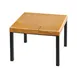 Cal-Mil 22065-9-99 Rustic Pine Wood Square Riser 12" W x 12" D x 9" H, Brown Finish, Height 9"-11" 1 image