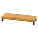 Cal-Mil 22066-3-99 Madera Riser, 20"W X 7"D X 3"H, Rectangular, Rustic Pine 1 image