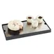 Cal-Mil 22071 Madera Cold Concept Plate Set, 16-3/4"W X 8-3/4"D X 1-1/2"H, Rectangular, With Base 2 image