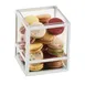 Cal-Mil 22076-15 White Plastic & Steel Riser, 5" W x 5" D x 6" H, Box, 5"‑8" Height, 9" Width 2 image