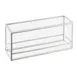 Cal-Mil 22078-15 White Plast/Steel Reversible Display Riser, Rectangular 15"W x 5"D x 7"H, 9" Depth 1 image