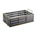 Cal-Mil 22085-12-90 Empire Ice Housing – 22x13½x6¾" Plastic Display with Pan, Gold/Black Frame 1 image