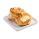 Cal-Mil 22097-15 Serving Tray, 4"W x 4"D x 1/2"H, Stackable, Melamine, White 1 image