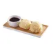 Cal-Mil 22098-15 Serving Tray, 8"W x 4"D x 1/2"H, Rectangular, Stackable, Melamine, White 2 image