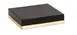 Cal-Mil 22127-3-116 Riser, 14"W X 14"D X 3"H, Cube, Black 1 image