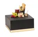 Cal-Mil 22127-6-116 Riser, 14"W X 14"D X 6"H, Cube, Black 1 image