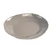 Cal-Mil 22304-9-102 - 8-3/4" Round Melamine Plate, Ash Grey, Flared Edge, 8-9" Diameter 1 image