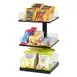Cal-Mil 22320-13 Merchandising Rack, 12-1/2" x 7" x 20-1/2", Metal, Black, Fits 12" x 12" Acrylic Boxes 1 image