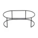 Cal-Mil 22325-6-13 Platter Riser, 17.75"W X 10.75"D X 6"H, Metal, Black 1 image