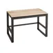 Cal-Mil 22342-32-71 Merchandising Table 32"W x 18"D x 24-1/4"H 2‑Tier, Maple Shelf, Metal Frame 1 image