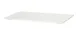 Cal-Mil 22348-42S-15 Bottom Shelf, 42"W x 24"D x 1"H, white 1 image
