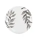 Cal-Mil 22351-10-118 Plastic Plate, 10" Diameter Coupe, Gloss Finish Melamine, Botanica Pattern 1 image